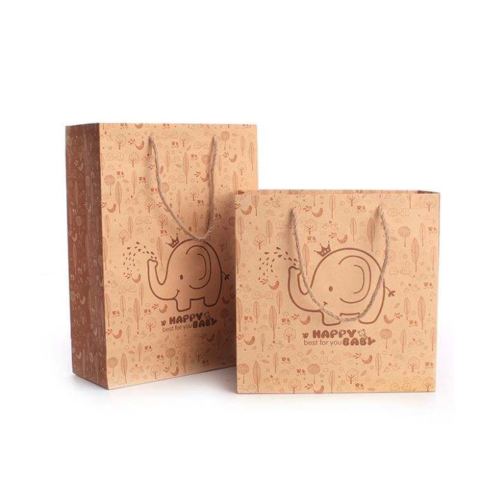 Kraft Paper Bags nga adunay mga Handle